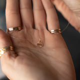 Pandantiv FANG Mini Aur Alb 