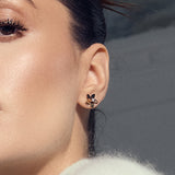 DIAMOND QUEEN OF THE NIGHT MINI EARRINGS YELLOW GOLD