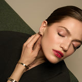 DIAMOND PENTAGON EARRINGS