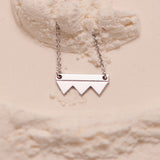 MINI WOLF’S FANG WHITE GOLD NECKLACE