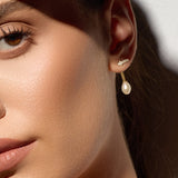 NECTIA DIAMOND AND PEARL EARRINGS